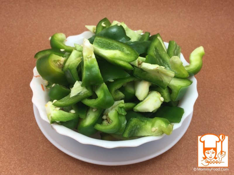 Capsicum Fry Step By Step Recipe In Pictures